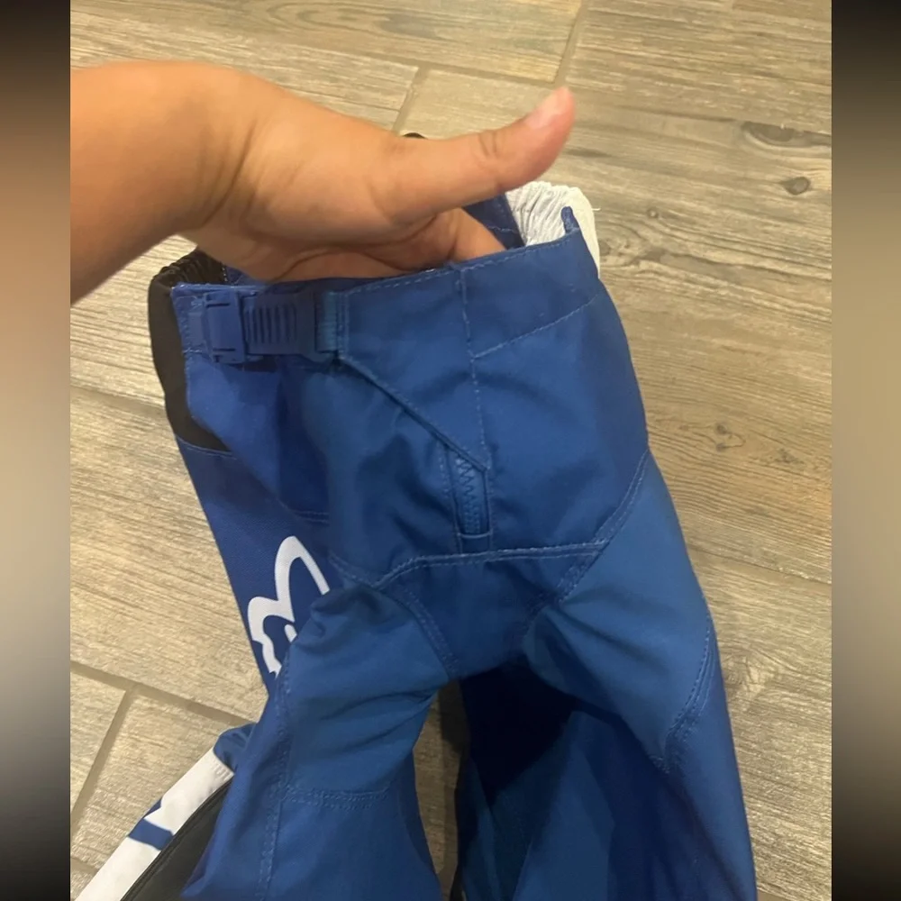 BOYS FOX RACING 180 LUX BLUE PANTS